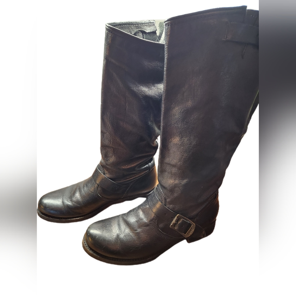FRYE Veronica Slouch boots black size 10